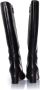 Chanel Vintage Pre-owned Leather boots Black Dames - Thumbnail 5