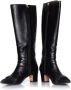 Chanel Vintage Pre-owned Leather boots Black Dames - Thumbnail 6