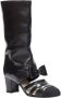 Chanel Vintage Pre-owned Leather boots Black Dames - Thumbnail 2