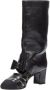 Chanel Vintage Pre-owned Leather boots Black Dames - Thumbnail 4