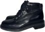 Chanel Vintage Pre-owned Leather boots Black Dames - Thumbnail 8