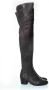 Chanel Vintage Pre-owned Leather boots Black Dames - Thumbnail 3