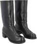 Chanel Vintage Pre-owned Leather boots Black Dames - Thumbnail 2