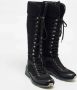 Chanel Vintage Pre-owned Leather boots Black Dames - Thumbnail 2