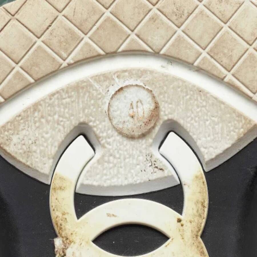 Chanel Vintage Pre-owned Leather boots Black Dames