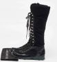 Chanel Vintage Pre-owned Leather boots Black Dames - Thumbnail 7