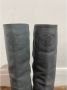 Chanel Vintage Pre-owned Leather boots Gray Dames - Thumbnail 3