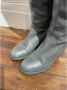 Chanel Vintage Pre-owned Leather boots Gray Dames - Thumbnail 6
