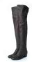 Chanel Vintage Pre-owned Leather boots Gray Dames - Thumbnail 2