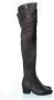 Chanel Vintage Pre-owned Leather boots Gray Dames - Thumbnail 3