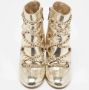 Chanel Vintage Pre-owned Leather boots Yellow Dames - Thumbnail 3