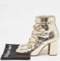 Chanel Vintage Pre-owned Leather boots Yellow Dames - Thumbnail 9
