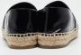 Chanel Vintage Pre-owned Leather espadrilles Black Dames - Thumbnail 5