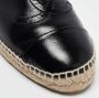 Chanel Vintage Pre-owned Leather espadrilles Black Dames - Thumbnail 8