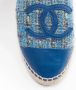 Chanel Vintage Pre-owned Leather espadrilles Blue Dames - Thumbnail 6
