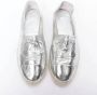 Chanel Vintage Pre-owned Leather espadrilles Gray Dames - Thumbnail 2
