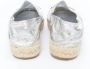Chanel Vintage Pre-owned Leather espadrilles Gray Dames - Thumbnail 5