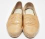 Chanel Vintage Pre-owned Leather flats Beige Dames - Thumbnail 2
