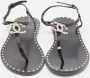 Chanel Vintage Pre-owned Leather flats Black Dames - Thumbnail 3