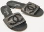 Chanel Vintage Pre-owned Leather flats Black Dames - Thumbnail 3