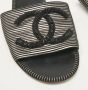 Chanel Vintage Pre-owned Leather flats Black Dames - Thumbnail 6