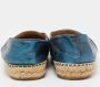 Chanel Vintage Pre-owned Leather flats Blue Dames - Thumbnail 5