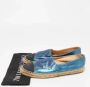 Chanel Vintage Pre-owned Leather flats Blue Dames - Thumbnail 9