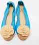 Chanel Vintage Pre-owned Leather flats Blue Dames - Thumbnail 3