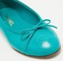 Chanel Vintage Pre-owned Leather flats Blue Dames - Thumbnail 7