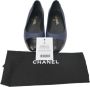 Chanel Vintage Pre-owned Leather flats Blue Dames - Thumbnail 7