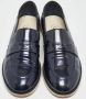 Chanel Vintage Pre-owned Leather flats Blue Dames - Thumbnail 3
