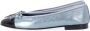 Chanel Vintage Pre-owned Leather flats Blue Dames - Thumbnail 2