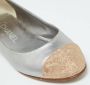 Chanel Vintage Pre-owned Leather flats Gray Dames - Thumbnail 6
