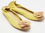 Chanel Vintage Pre-owned Leather flats Green Dames - Thumbnail 4