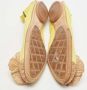 Chanel Vintage Pre-owned Leather flats Green Dames - Thumbnail 6