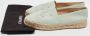 Chanel Vintage Pre-owned Leather flats Green Dames - Thumbnail 8