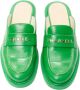 Chanel Vintage Pre-owned Leather flats Green Dames - Thumbnail 2