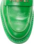 Chanel Vintage Pre-owned Leather flats Green Dames - Thumbnail 6