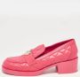 Chanel Vintage Pre-owned Leather flats Pink Dames - Thumbnail 2