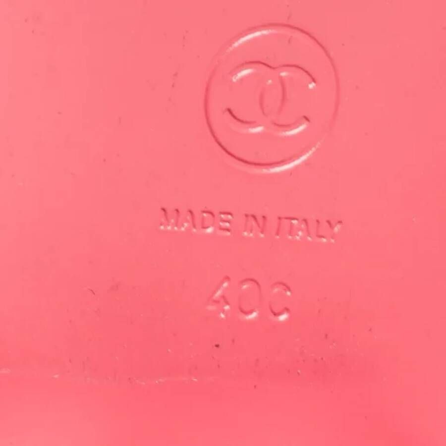 Chanel Vintage Pre-owned Leather flats Pink Dames