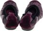 Chanel Vintage Pre-owned Leather flats Purple Dames - Thumbnail 4