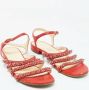 Chanel Vintage Pre-owned Leather flats Red Dames - Thumbnail 4