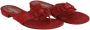 Chanel Vintage Pre-owned Leather flats Red Dames - Thumbnail 4