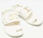 Chanel Vintage Pre-owned Leather flats White Dames - Thumbnail 4