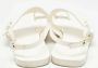 Chanel Vintage Pre-owned Leather flats White Dames - Thumbnail 5