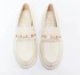 Chanel Vintage Pre-owned Leather flats White Dames - Thumbnail 2