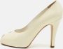 Chanel Vintage Pre-owned Leather heels Beige Dames - Thumbnail 2