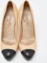 Chanel Vintage Pre-owned Leather heels Beige Dames - Thumbnail 3