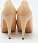 Chanel Vintage Pre-owned Leather heels Beige Dames - Thumbnail 5