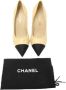 Chanel Vintage Pre-owned Leather heels Beige Dames - Thumbnail 2